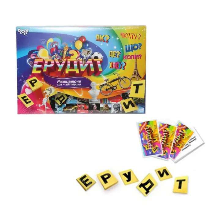 Настільна гра "Ерудит" (укр)