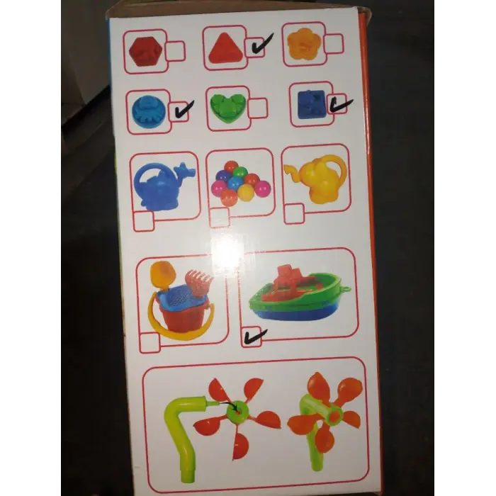 Столик для песка с аксессуарами