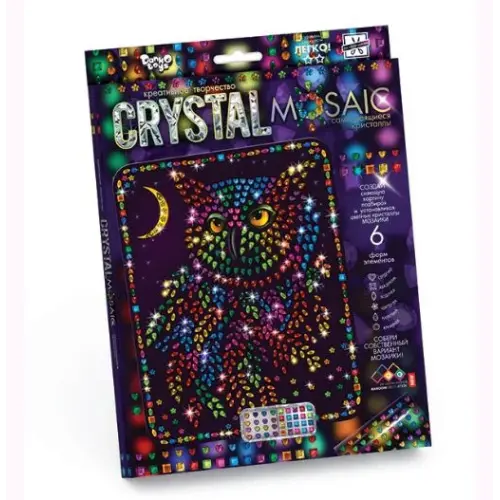 Набір для креативної творчості "CRYSTAL MOSAIC", "Філін"