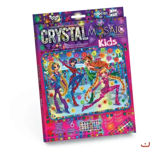 Набір для креативної творчості "CRYSTAL MOSAIC KIDS", "Вінкс"