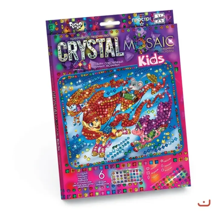 Набір для креативної творчості "CRYSTAL MOSAIC KIDS", "Поні"