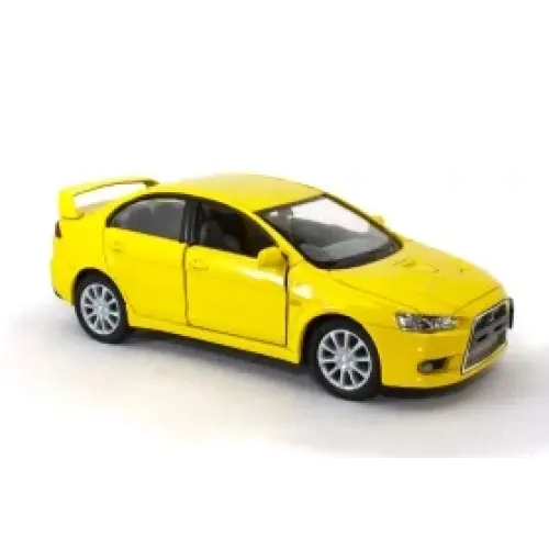 Машинка KINSMART "Mitsubishi Lancer Evolution X" (жовта)