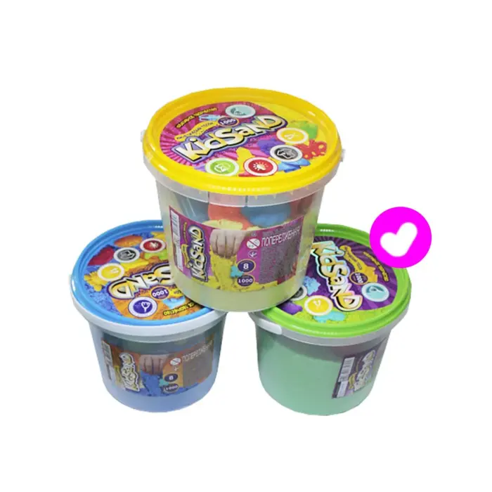 Кинетический песок "KidSand", зеленый, 350 г