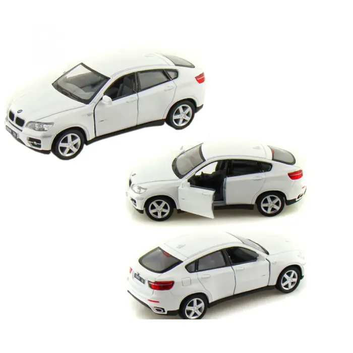 Машинка KINSMART "BMW X6" (белая)
