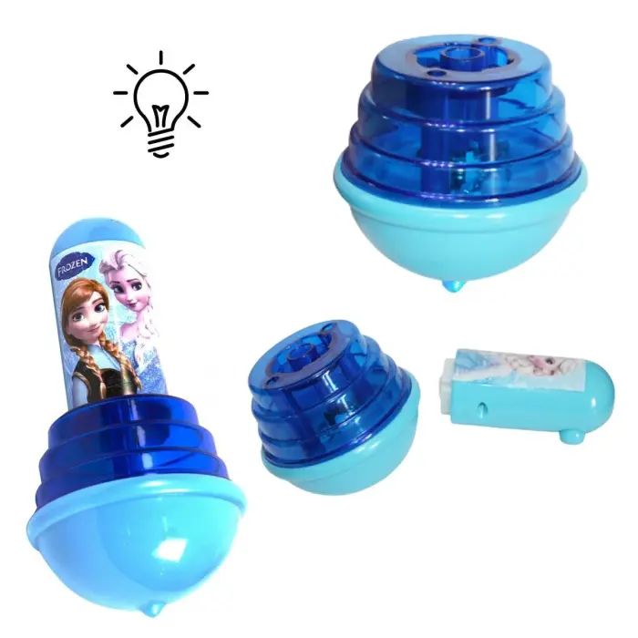 Дзига зі світлом "Крижане серце (Frozen)", 19 см