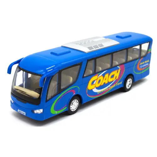 Інерційний автобус "Coach" (синій)