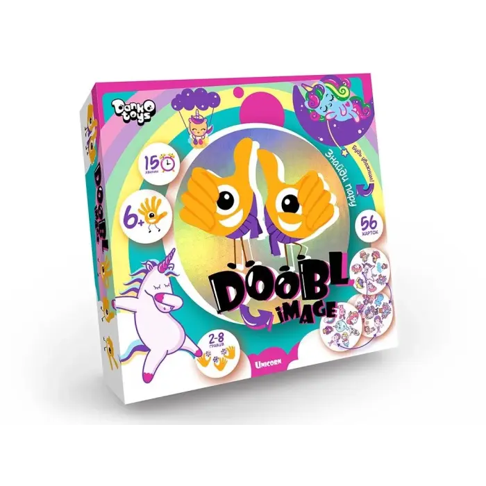 Настільна гра "Doobl image: Unicorn" укр