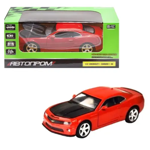 Машинка "Chevrolet Camaro SS" з серії "Автопром", червоний