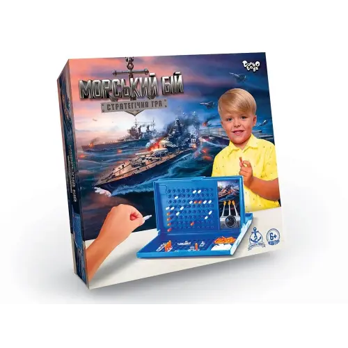 Настильна гра "Морський бій", укр