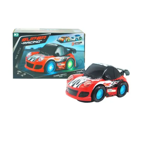 Уцінка. Машинка "Super Racing" (червоний) - на колесі задньому скол пластика