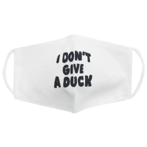 Багаторазова 4-х шарова захисна маска "I dont give a duck" розмір 3, 7-14 років