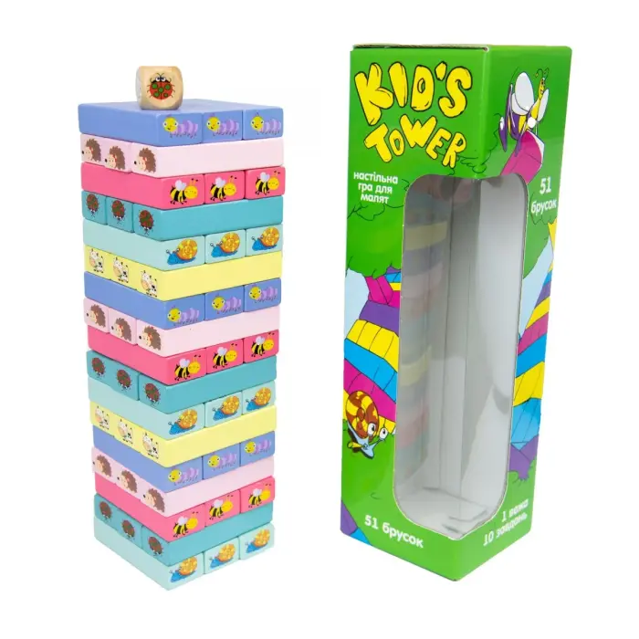 Настільна гра "Kid's Tower", укр