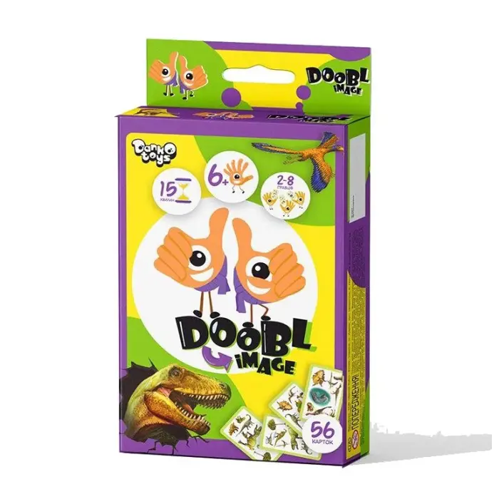 Настільна гра "Doobl Image, Dino", укр