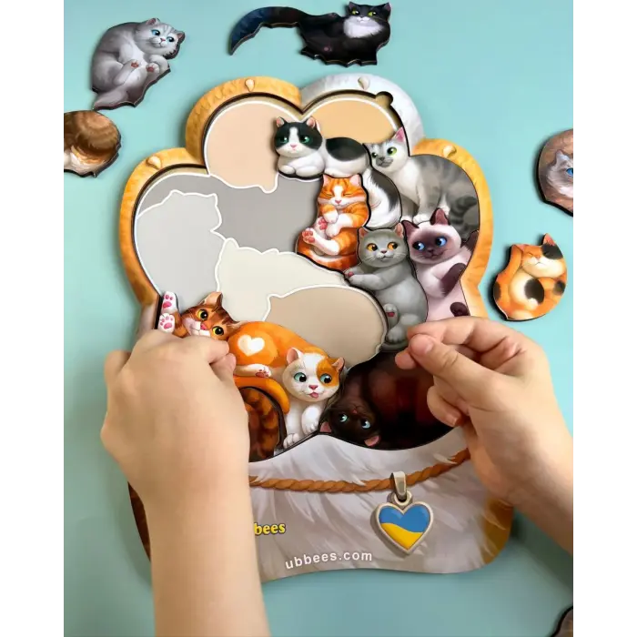 Пазл "Котики-муркотики"