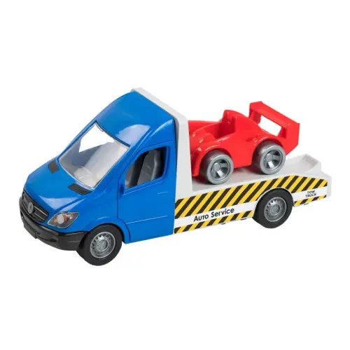 Машинка "Mercedes-Benz Sprinter: Евакуатор" синя