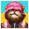 Уцінка. Картина "Котик Kalush ©Маріанна Пащук" - порваний блістер