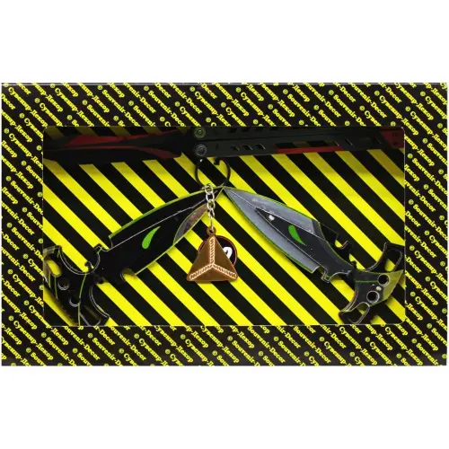 BOX Сувенірний SO-2 "МЕТЕЛИК BLACK WIDOW & HARMONY daggers"