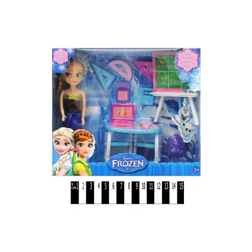 Уцінка НАБІР З ЛЯЛЬКОЮ FROZEN пляма на обличчі ляльки
