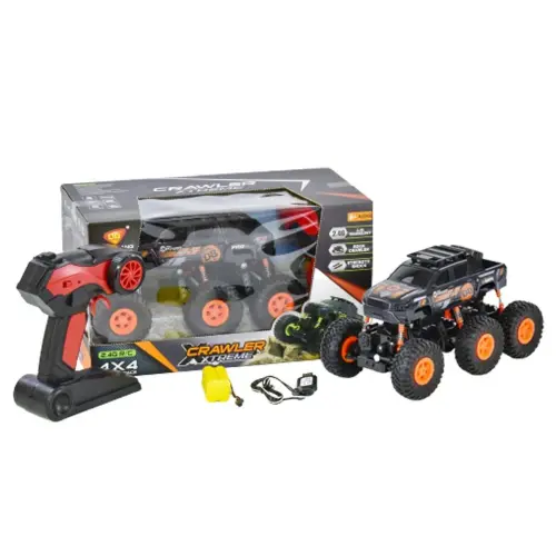 Уценка. Машинка на радиоуправлении "Crawler Xtreme 4х4" (черно-оранжевый) - треснут и оторван блистер