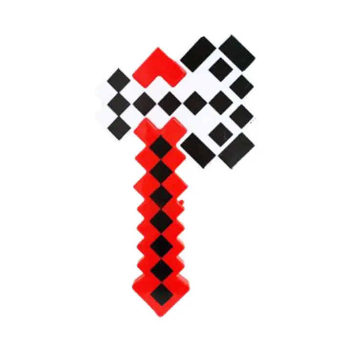 Уцінка. Сокира "Minecraft" (червоний) - відламане відділення під батарейки