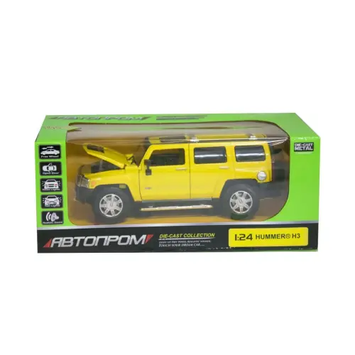 Уцiнка. Машинка "Hummer H3" із серії "Автопром" (жовта) - Відсутній звук