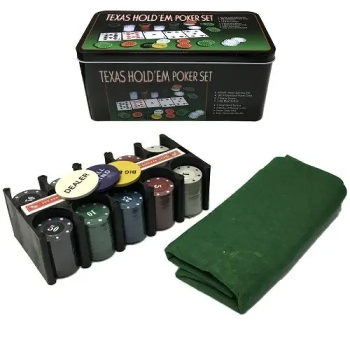Уцінка. Набір для покеру "Texas Holdem Poker Set" - пошкоджена коробка
