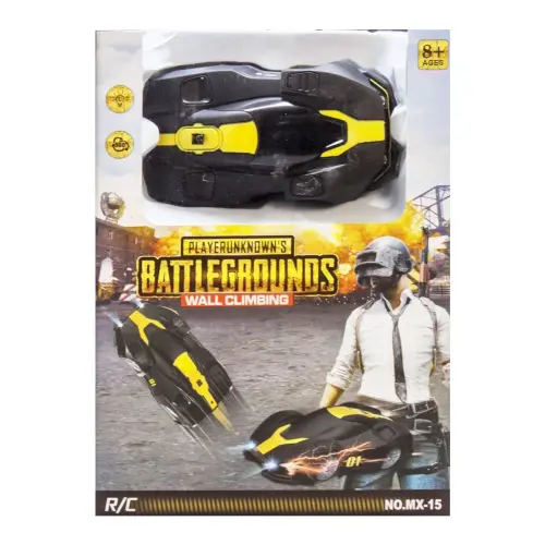 Уцінка. Машина "Стінолаз: PUBG" антигравітаційна на радіокеруванні - не їздить по стіні,немає стрічок клейких