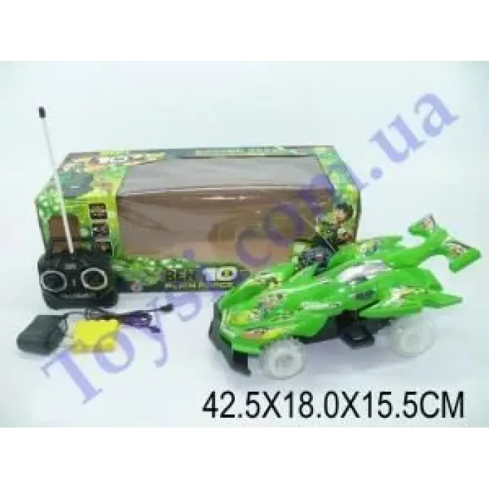 Уцінка. Р / У Машинка "BEN10", аккум., Світло, в кор. 42х18х15 / 12-2 / - Відбита деталь (хвіст)