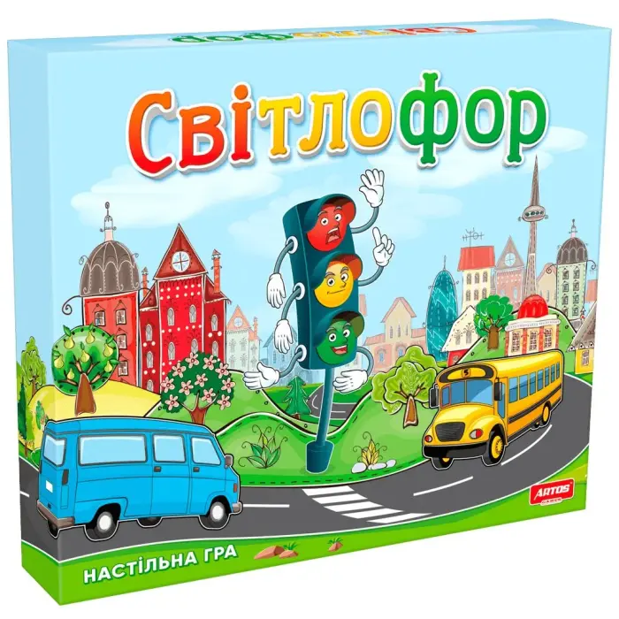 Обучающая настольная игра "Светофор" (укр)