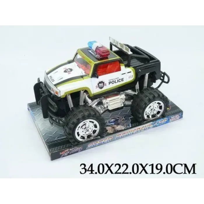 Уцінка. Інерційна машинка джип (поліцейський) арт. 6137FF - Пошкоджена упаковка, зламаний ліхтар