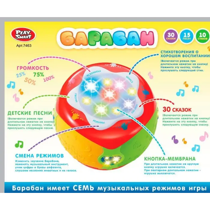Уцінка. Музичний барабан - Не працює