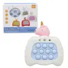 Уцінка. Електронна гра "Finger Press Pop-It Console: Єдиноріг" (білий) западають дві кнопки