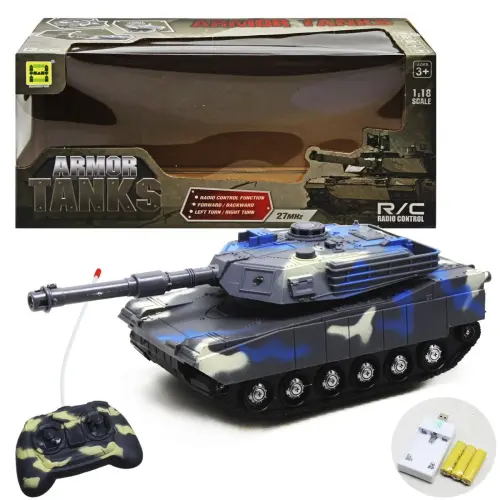 Уцінка. Танк на радіокеруванні "Armor Tanks" (синій) - пошкоджена упаковка