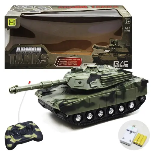 Уцінка. Танк на радіокеруванні "Armor Tanks" (зелений) - пошкоджена упаковка