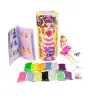 Уценка. Набор креативного творчества "Princess Doll", большая (укр) Засох воздушный пластилин