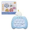 Уцінка. Електронна гра "Finger Press Pop-It Console: Єдиноріг" (блакитний). Транспортне пакування Не коректно працює електроніка