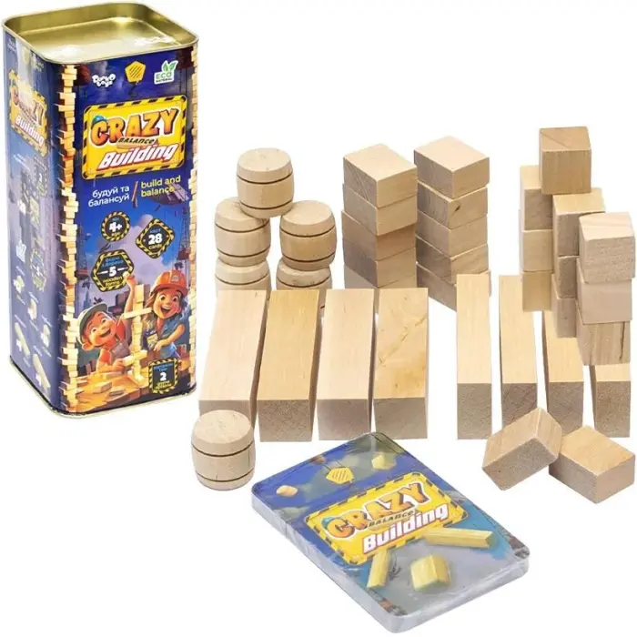 Развивающая настольная игра "Crazy Balance Building"