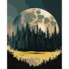 Картина по номерам с красками металлик "Таинственный край" 40х50 см