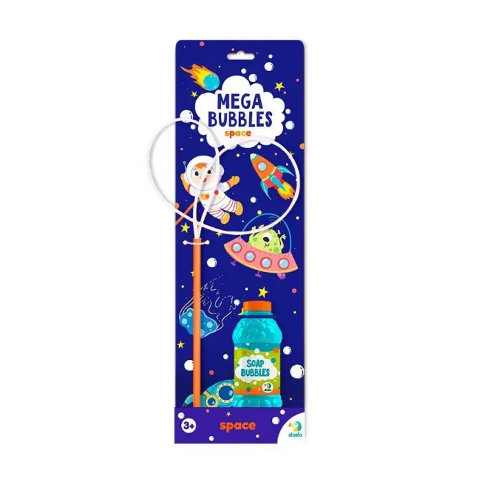 Уцінка Мильні бульбашки "Mega Bubbles Космос". Об’єм 450 мл