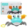 Уценка. Заводная игрушка "Cute crab" (бирюзовый) Игрушка не заводится, но ходит если тянуть за поводок