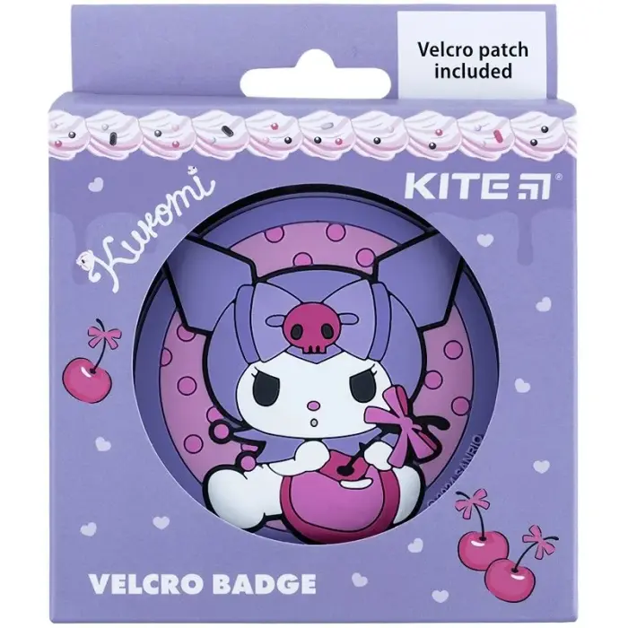 Бейдж на липучке "Sanrio. Куроми", 7,5 см