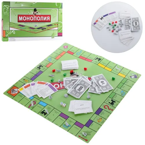 Уценка. Настольная игра "Монополия" (рус) - повреждена упаковка, нет блистера