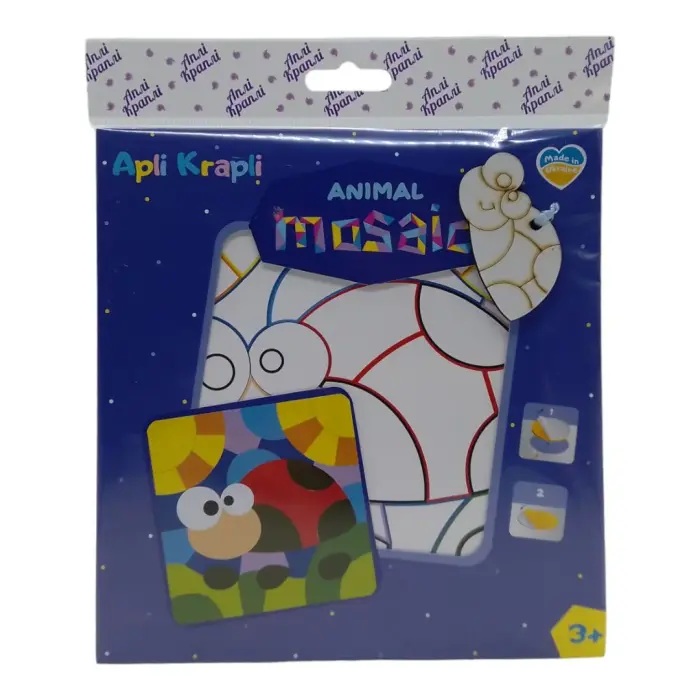 Мозаика детская из фоамирана "Божья коровка", 20х20 см