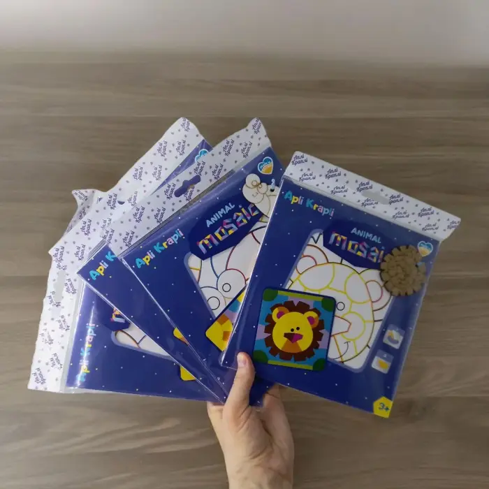 Мозаика детская из фоамирана "Божья коровка", 20х20 см