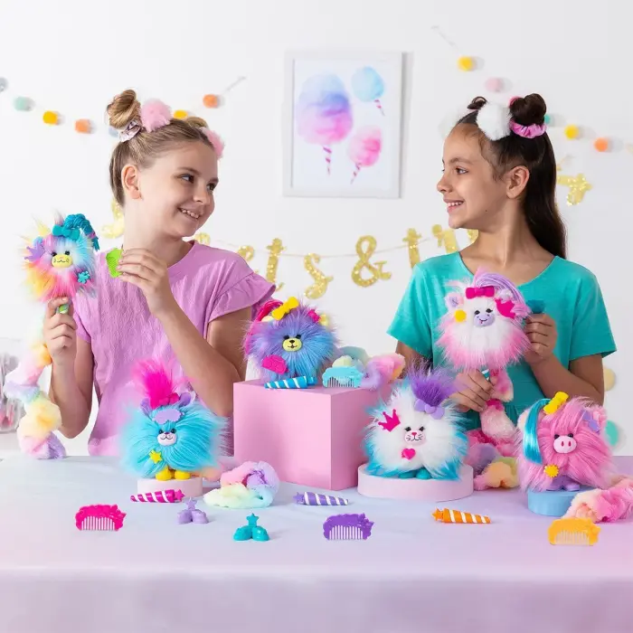 Мʼяка іграшка-сюрприз "Cotton Candykins: Пухнастий улюбленець", блакитний