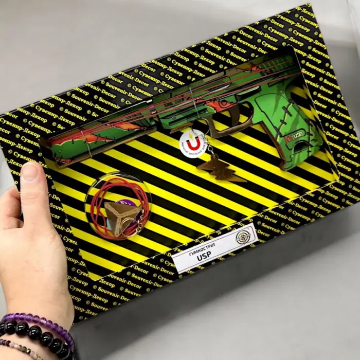 Резинкострел деревянный "USP SUTURE" BOX