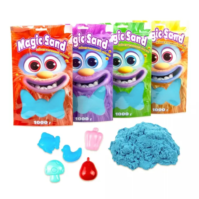 Кинетический песок "Magic Sand", 1 кг (синий)