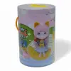 Уцінка. Розмальовка Дівчинка з вушками, гумова фігурка, скарбничка, 2 пензлики, набір фарб Пошкоджена упаковка