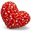 Іграшка м’яка "Серце Love" розмір L (45х14х30 см)