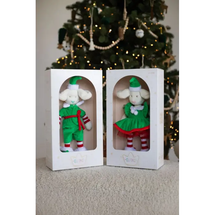 М'яка іграшка ельфік Пуффі Christmas, ELFIKI